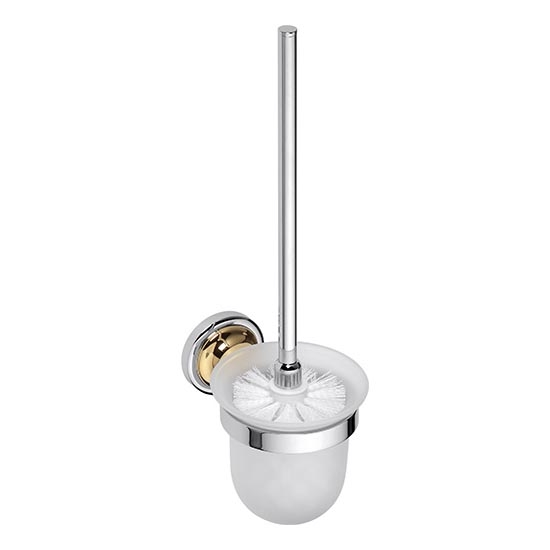 WC-borste 11x37,5 cm silver/guld