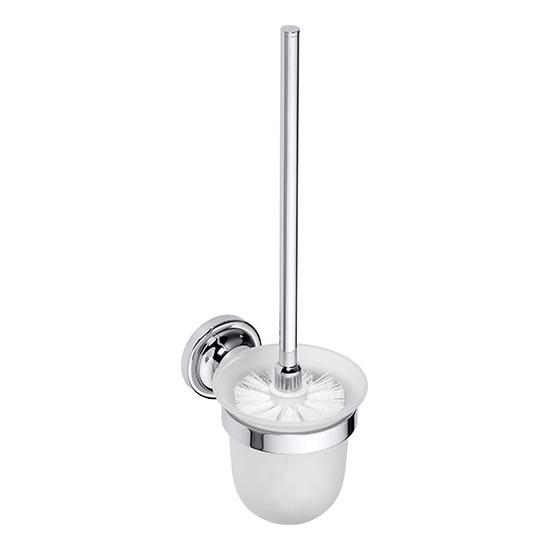 WC-borste 11x37,5 cm silver/vit