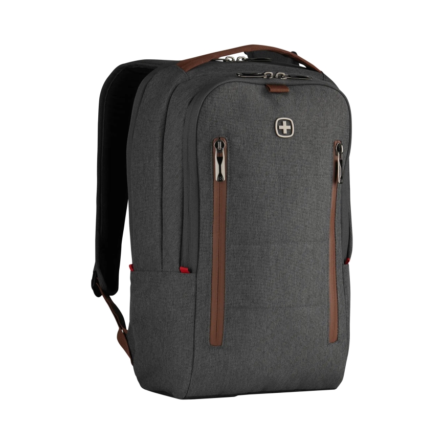 Wenger - Laptop ryggsäck 15 l 16" med ficka för surfplatta 12" + crossbody bag Stad Upgrade 2i1 grå