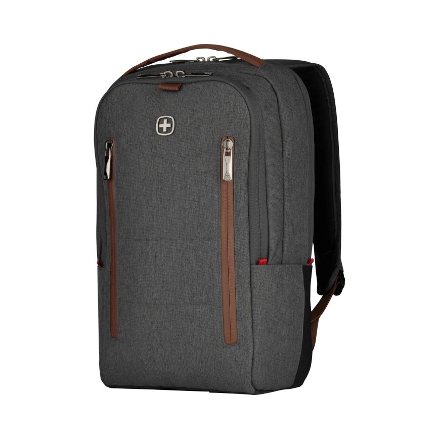 Wenger - Laptop ryggsäck 15 l 16" med ficka för surfplatta 12" + crossbody bag Stad Upgrade 2i1 grå