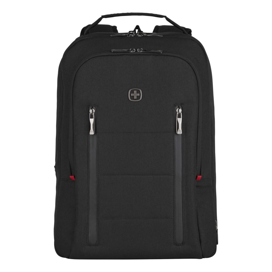 Wenger - Laptop ryggsäck 16 l 16" med ficka för surfplatta 12" Stad Traveler svart
