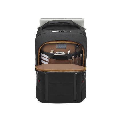 Wenger - Laptop ryggsäck 16 l 16" med ficka för surfplatta 12" Stad Traveler svart