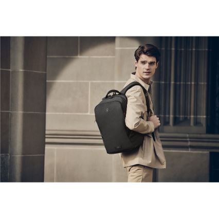 Wenger - Laptop ryggsäck 21 l 16" med ficka för surfplatta 10" MX Belysning svart