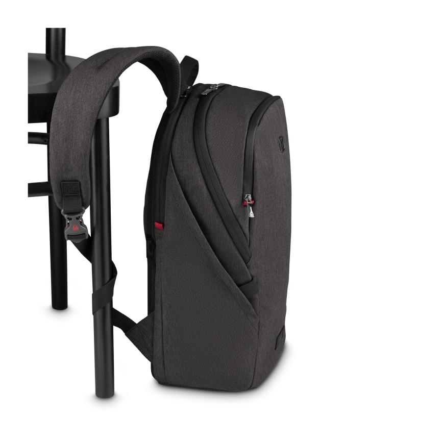 Wenger - Laptop ryggsäck 21 l 16" med ficka för surfplatta 10" MX Belysning svart