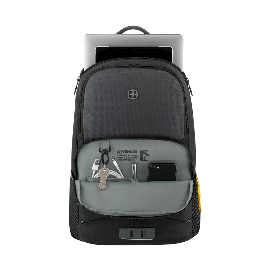 Wenger - Laptop ryggsäck 22 l 15,6" med ficka för surfplatta 10" Trayl svart