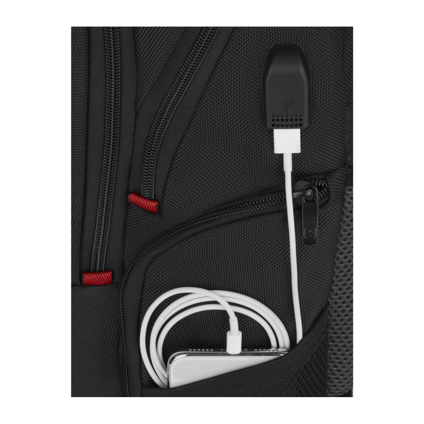 Wenger - Laptop ryggsäck 25 l 16" med ficka för surfplatta 10" Pegasus Deluxe svart