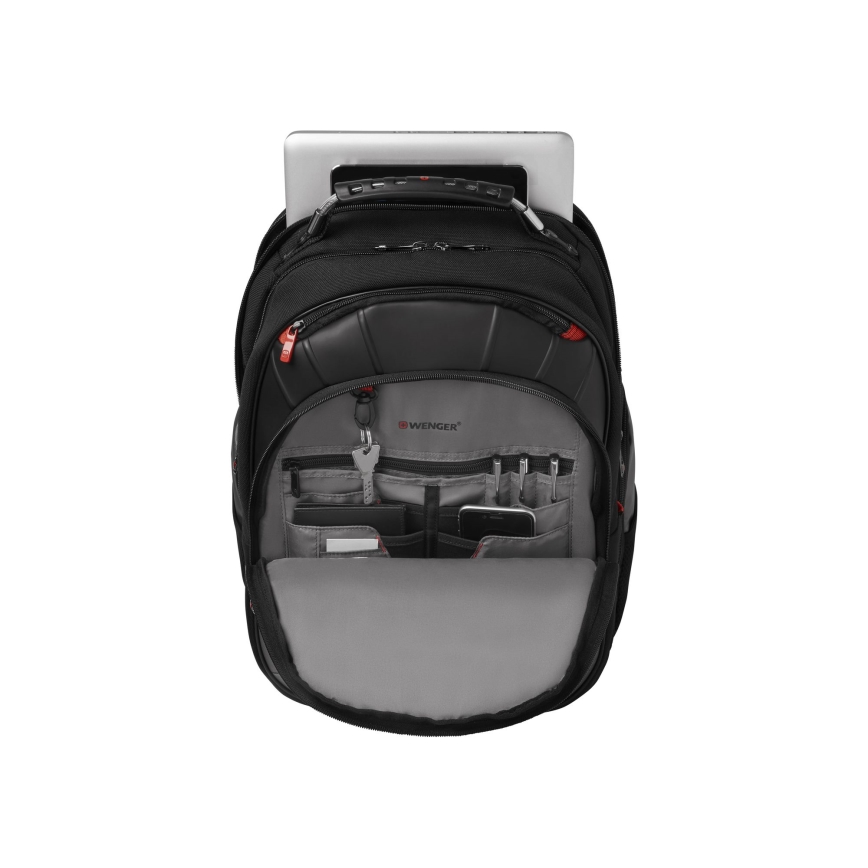 Wenger - Laptop ryggsäck 25 l 17" med ficka för surfplatta 12" Pegasus svart/grå