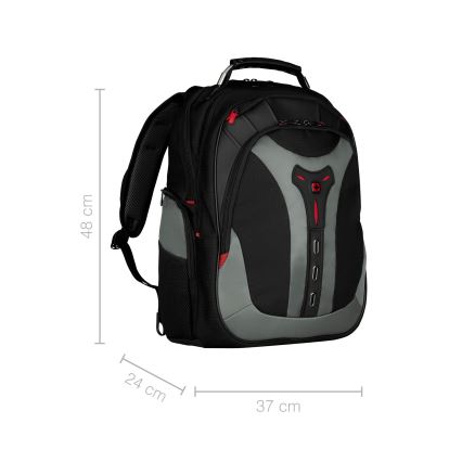 Wenger - Laptop ryggsäck 25 l 17" med ficka för surfplatta 12" Pegasus svart/grå