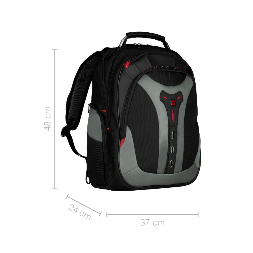 Wenger - Laptop ryggsäck 25 l 17" med ficka för surfplatta 12" Pegasus svart/grå