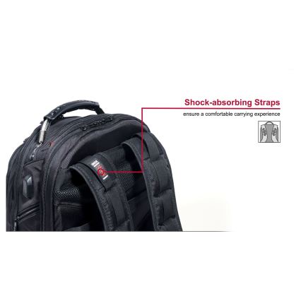 Wenger - Laptop ryggsäck 26 l 17" med ficka för surfplatta 10" Ibex Ballistic Deluxe