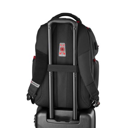 Wenger - Laptop ryggsäck 29 l 17,3'' med ficka för surfplatta 12" Spelare One svart