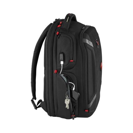 Wenger - Laptop ryggsäck 29 l 17,3'' med ficka för surfplatta 12" Spelare One svart
