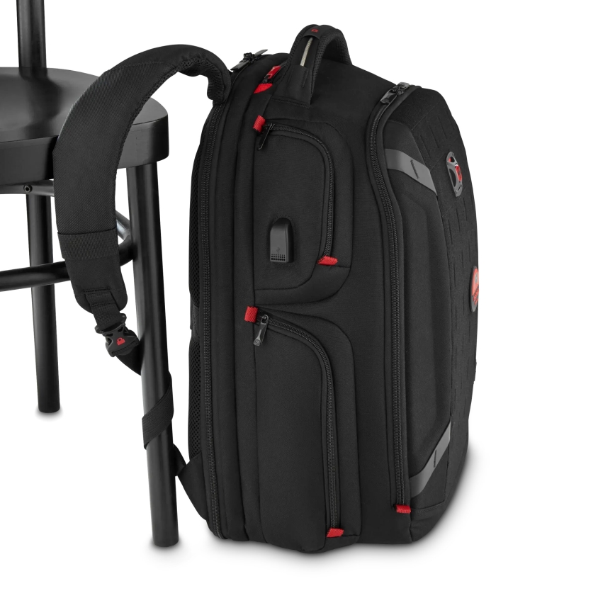 Wenger - Laptop ryggsäck 29 l 17,3'' med ficka för surfplatta 12" Spelare One svart