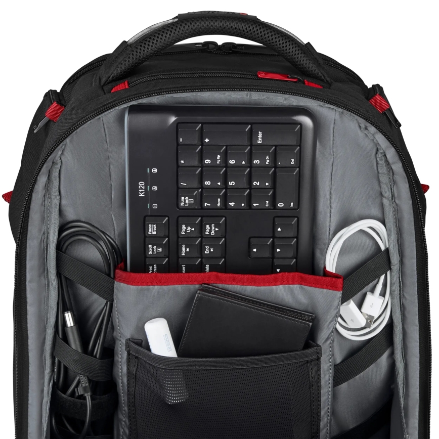 Wenger - Laptop ryggsäck 29 l 17,3'' med ficka för surfplatta 12" Spelare One svart