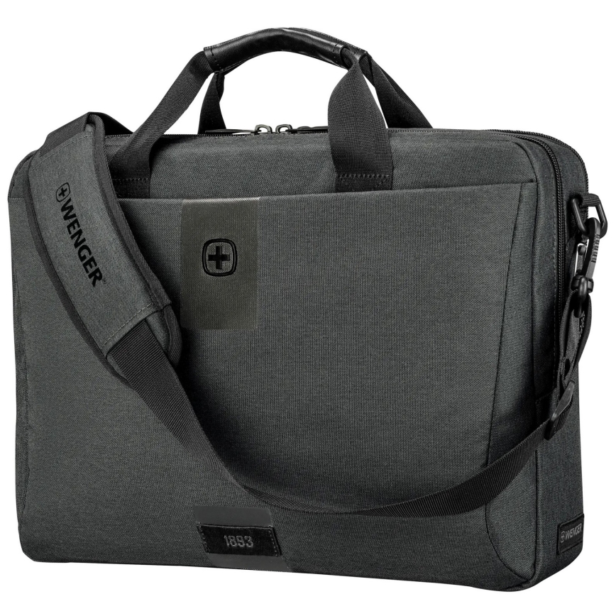 Wenger - Laptopväska 15 l 16 med ficka för surfplatta 10 MX ECO Brief grå