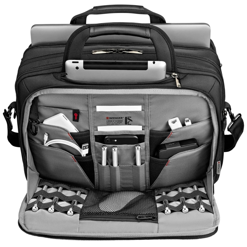 Wenger - Laptopväska 19 l 14-16" med ficka för surfplatta 10" BC Stjärna svart