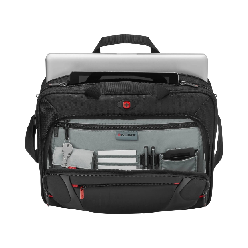 Wenger - Laptopväska 9 l 16" med ficka för surfplatta 10" Sensor svart