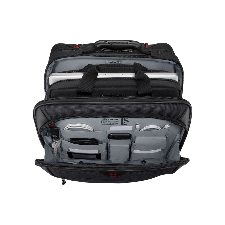 Wenger - Reseväska på hjul 23 l 17" + laptopväska 15,4" Potomac svart