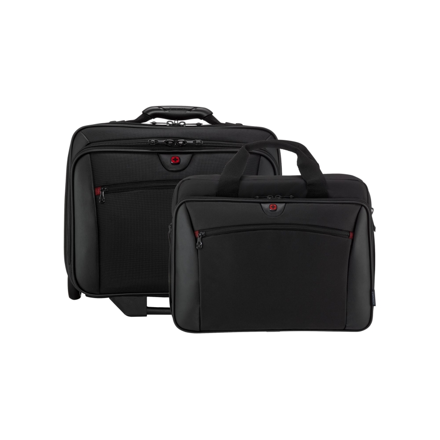 Wenger - Reseväska på hjul 23 l 17" + laptopväska 15,4" Potomac svart