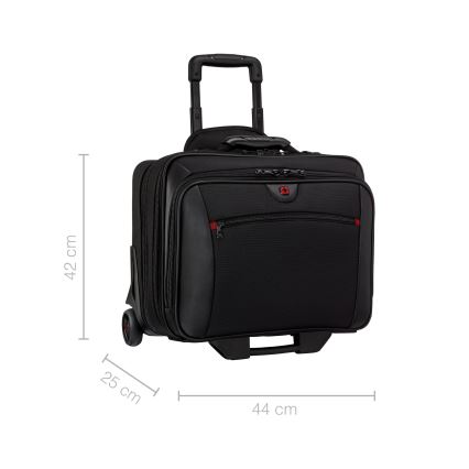 Wenger - Reseväska på hjul 23 l 17" + laptopväska 15,4" Potomac svart