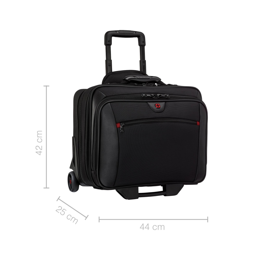 Wenger - Reseväska på hjul 23 l 17" + laptopväska 15,4" Potomac svart