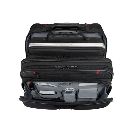 Wenger - Reseväska på hjul 25 l 17" + laptopväska 15,6" Patriot svart