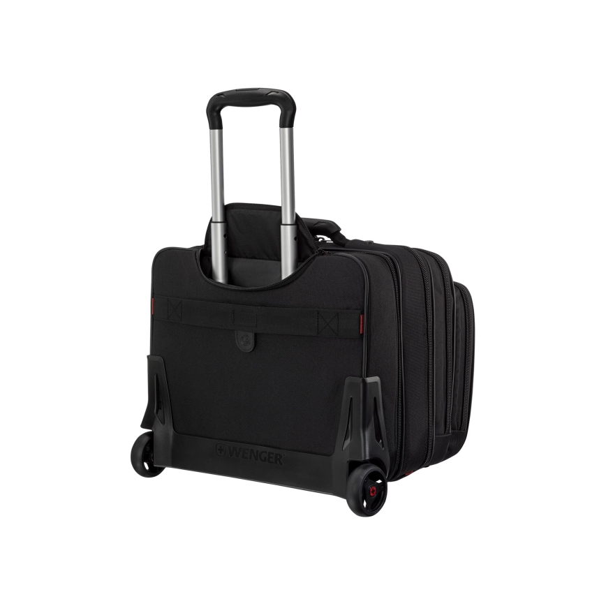 Wenger - Reseväska på hjul 25 l 17" + laptopväska 15,6" Patriot svart