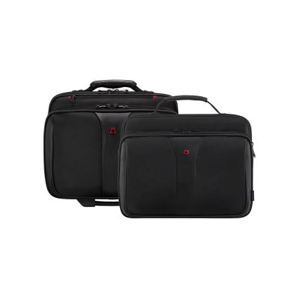 Wenger - Reseväska på hjul 25 l 17" + laptopväska 15,6" Patriot svart