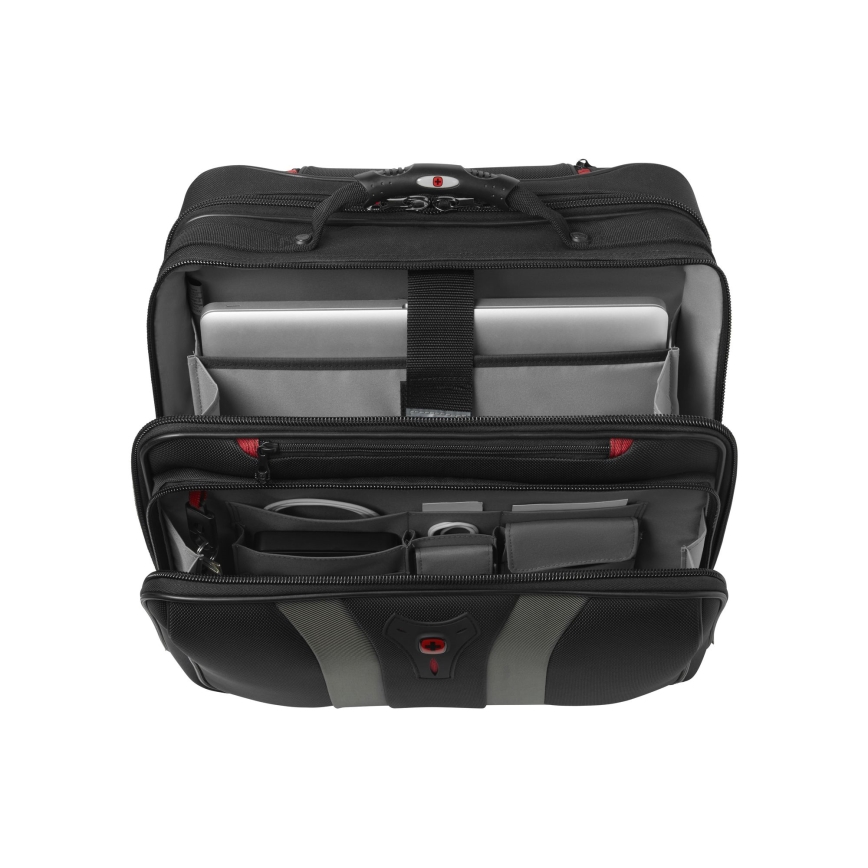 Wenger - Travel luggage på hjul 29 l + laptop låda 15,6" Granada svart