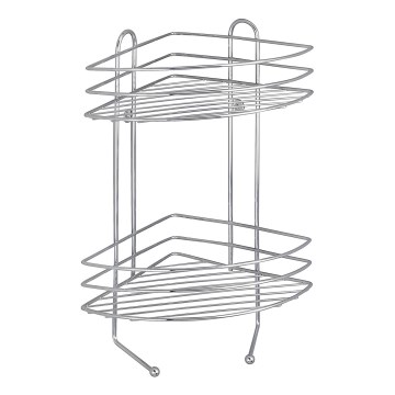 WENKO 15498100 - Hörnhylla EXCLUSIVE 23x30,5 cm blank krom