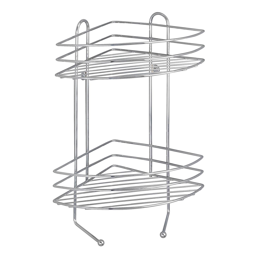 WENKO 15498100 - Hörnhylla EXCLUSIVE 23x30,5 cm blank krom