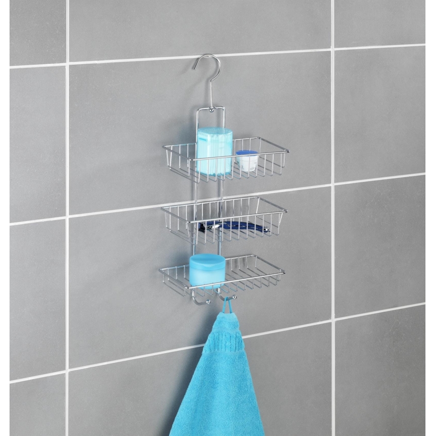 WENKO 15888100 - Hylla NIVALA 22x50 cm blankkrom