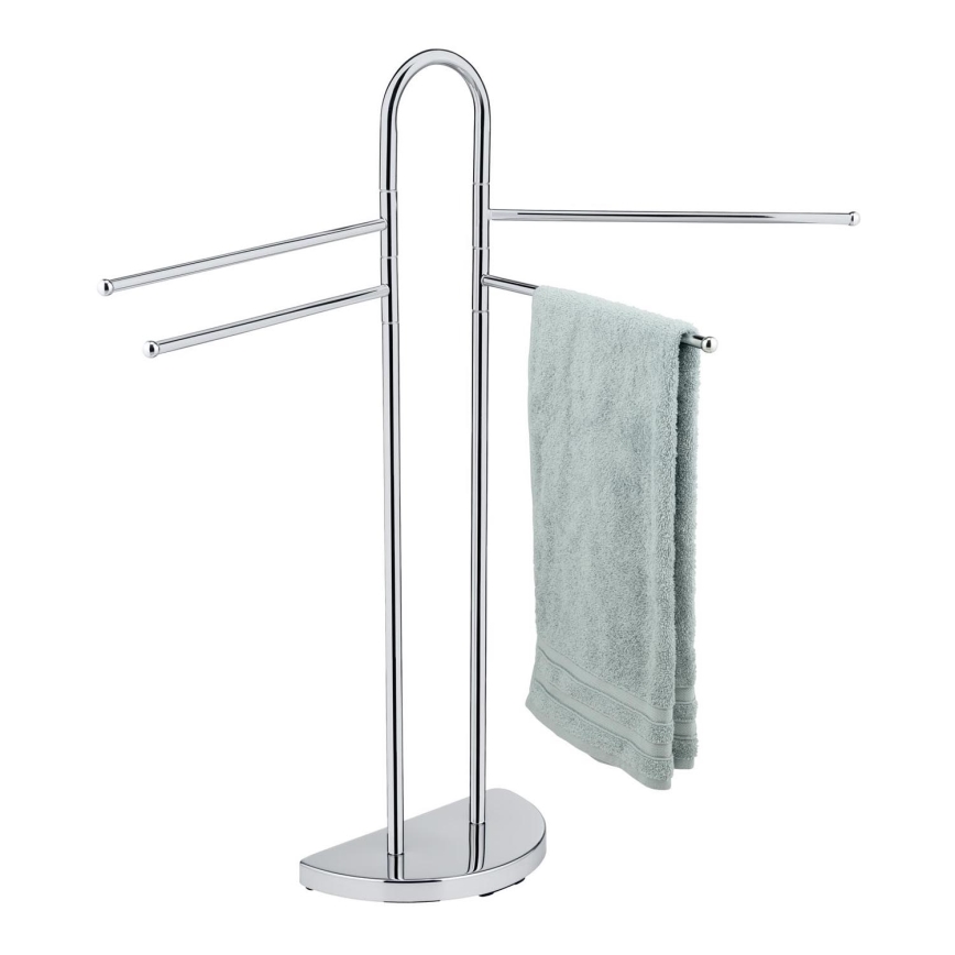 WENKO 16610100 - Handduksställ COSENZA 33x93,5 cm i blank krom