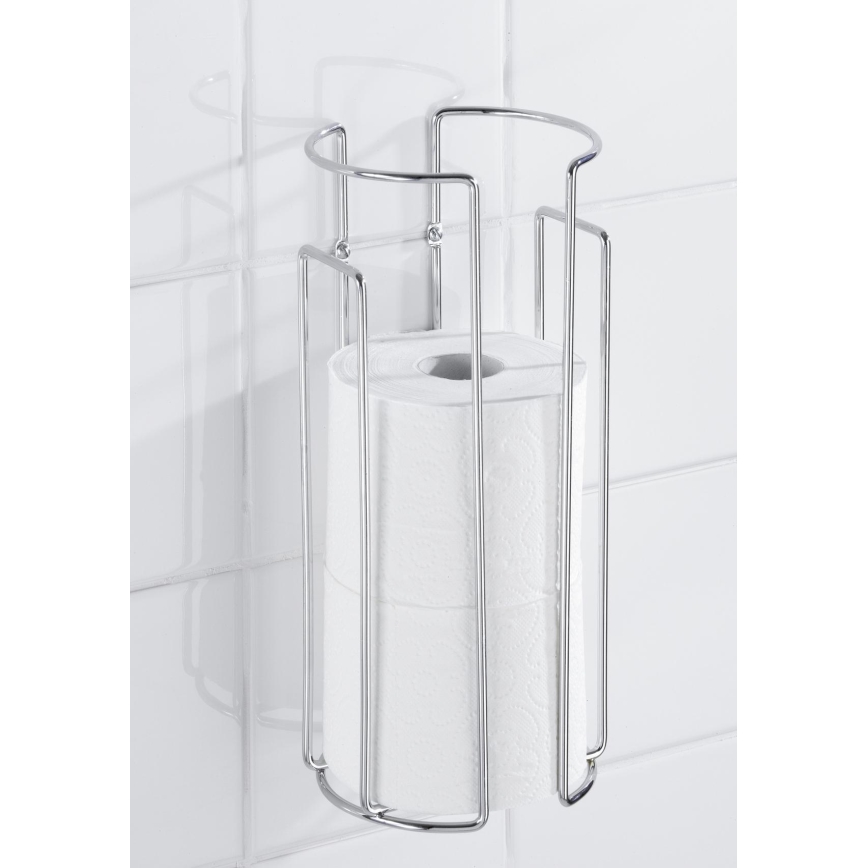 WENKO 16825100 - Toalettpappershållare MILANO 13,5x32 cm blank krom