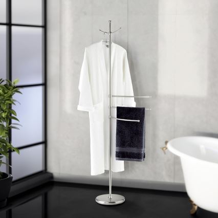 WENKO 16827100 - Stativ ADIAMO 28x170 cm silverfärgat