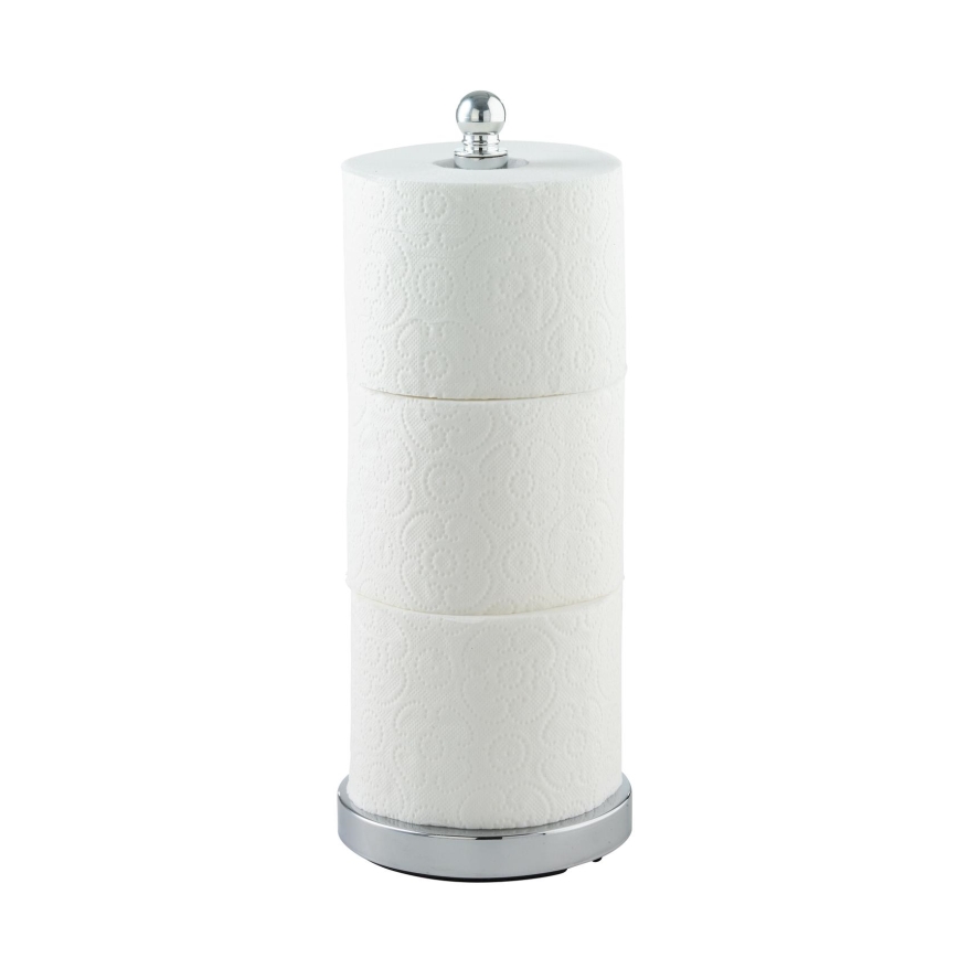 WENKO 16878100 - Toalettpappershållare VITERBO 14x35 cm silver