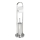 WENKO 16993100 - WC-set VASTO 22 x 81 cm, rostfritt stål, silverfärgad