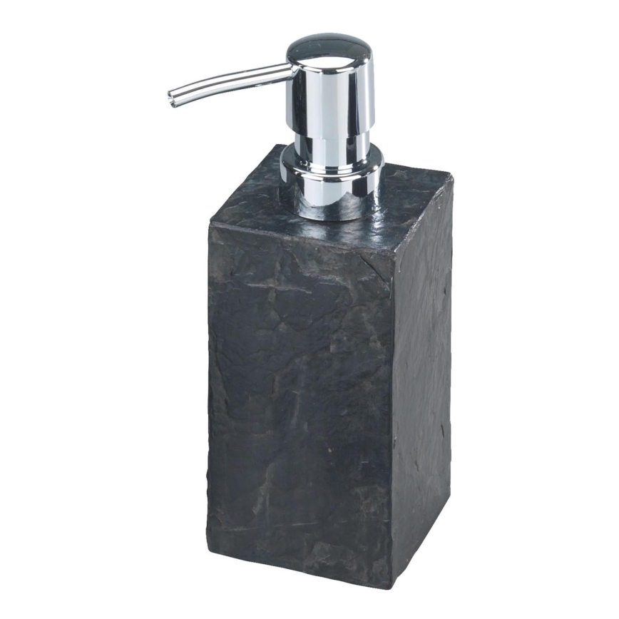 WENKO 17921100 - Tvåldispenser SLATE ROCK 250 ml antracit