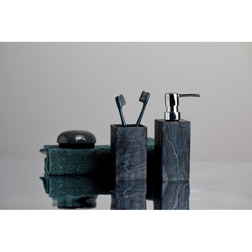 WENKO 17921100 - Tvåldispenser SLATE ROCK 250 ml antracit