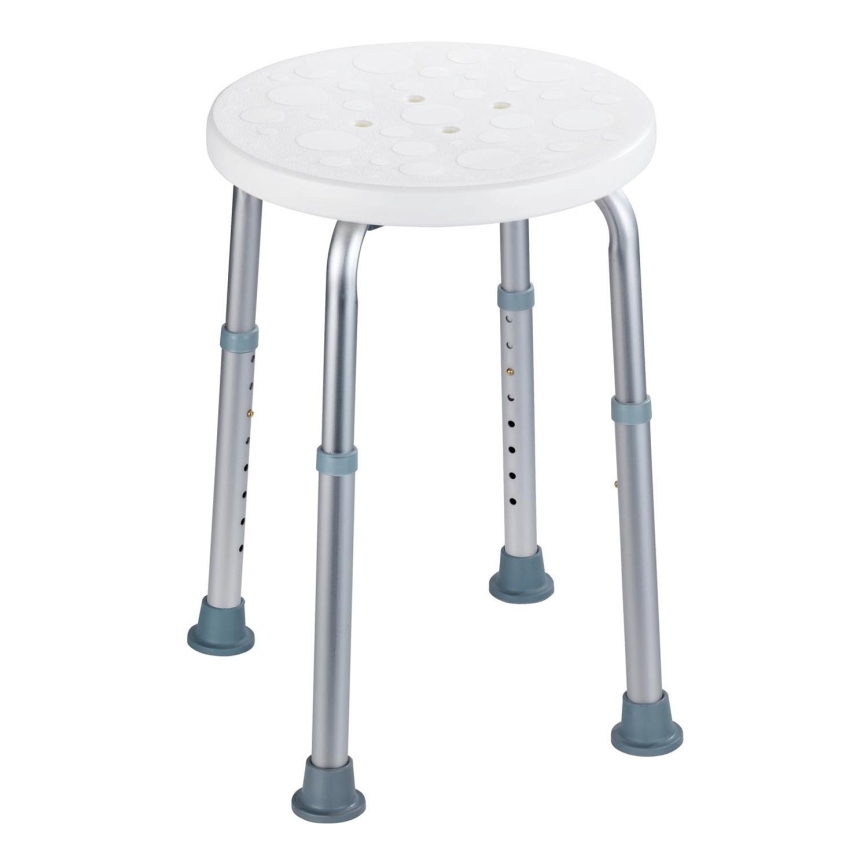 WENKO 1792921100-Pall SECURA 45,5x45,5 cm vit/silver/grå