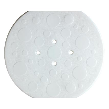 WENKO 1792921100-Pall SECURA 45,5x45,5 cm vit/silver/grå