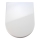 WENKO 18396100-WC toalettsits PALMA 46,5x35,7 cm vit/silver