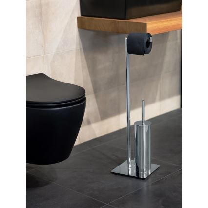 WENKO 18562100 - WC-borste RECCO 20 x 71,5 cm, blank krom