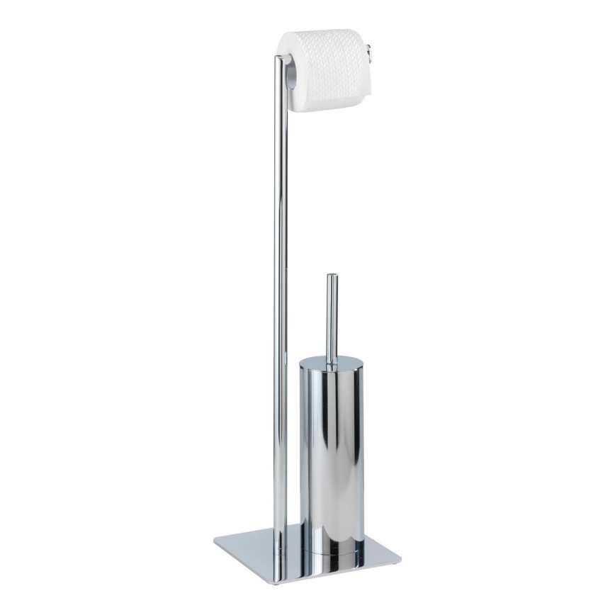 WENKO 18562100 - WC-borste RECCO 20 x 71,5 cm, blank krom
