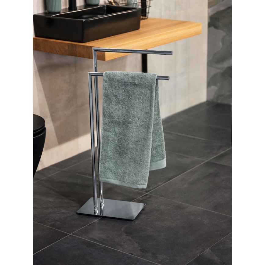 WENKO 18563100 - Handduksställ RECCO 48x80,5 cm i blank krom