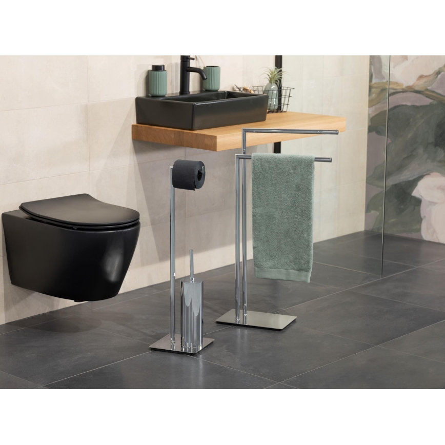 WENKO 18563100 - Handduksställ RECCO 48x80,5 cm i blank krom
