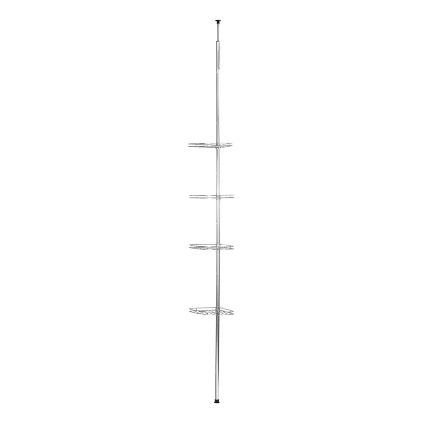 WENKO 18596100-Hörnelement PREA 28x200 cm rostfritt stål/blank krom
