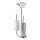 WENKO 18730100 - Toalettborste UNIVERSALO 20x62,5 cm polerad krom