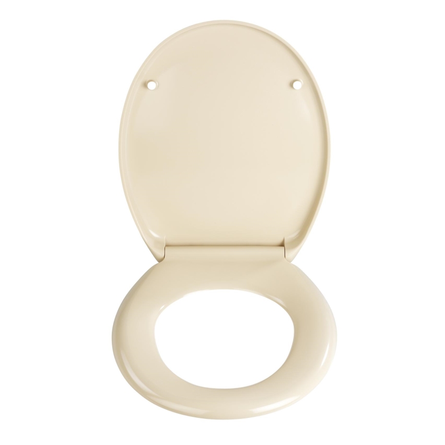 WENKO 18760100-WC toalettsits OTTANA 37,5x44,5 cm beige/silver