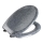 WENKO 18902100-WC toalettsits OTTANA 44,5x37,5 cm granit/grå/silver